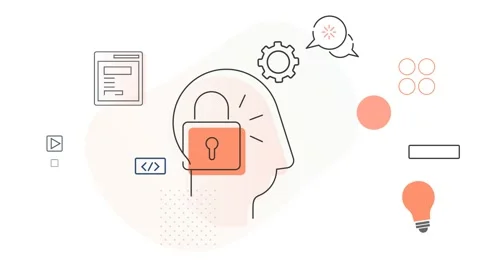 Blocked Mindset - Process Structuring to Innovation Stock Footage 272663654