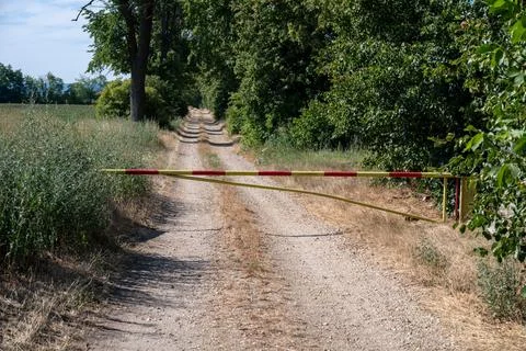 Blocked Path in the Countryside Stock Photos