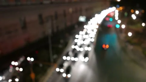 Blocked traffic inside of Rome Stock Footage 44212215