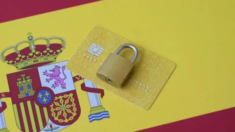 Blocking of a bank debit card, account, or bill, fraud, or bankruptcy. Blocking  Stock Footage 341507413