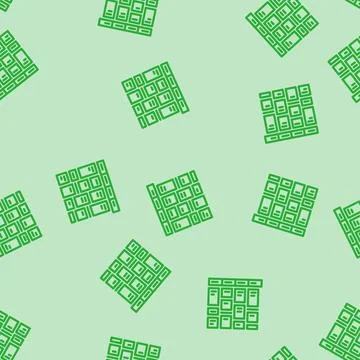 Blocking time management line vector seamless pattern 스톡 일러스트