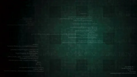 Blocks of abstract program code are written with the background changing color Video stock 157329708