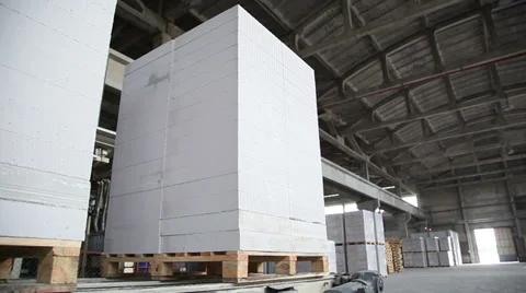 Blocks bricks at the factory 1 Stock Footage 30459583