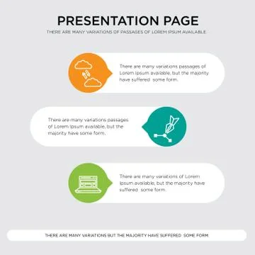 Blocks in browser, pencil, Database mirroring presentation design template in 스톡 일러스트