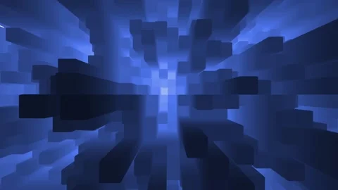 Blocks depth loop corporate background Stock-Footage 120559218