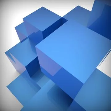 Blocks Design Represents Building Activity And Backdrop Stock Illustration