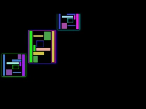 Blocks falling into place Stock Footage 277785399