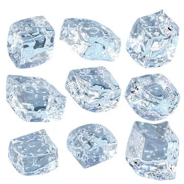 Blocks of ice Foto stock