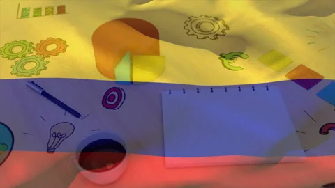 Blocks lighting up rising into 3D bars, pie forming, drawing TRAINING under Stock Footage 312638622