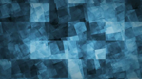 Blocks Optical Illusion Animated Background – Blue Stock Footage 25100965