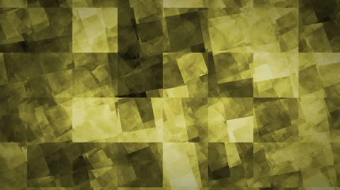 Blocks Optical Illusion Animated Background – Yellow Stock Footage 25103032
