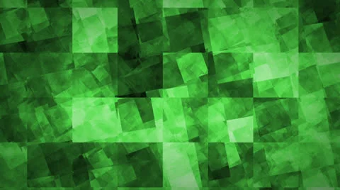 Blocks Optical Illusion Animated Background – Green Stock Footage 25103168