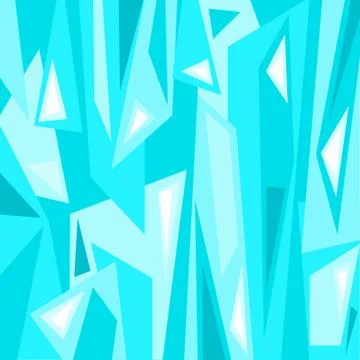 Blocks Random Shapes Blue Tones Stock Illustration