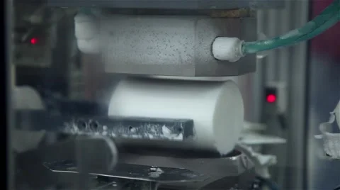 Blocks of soap e production line for making bath soap Stock Footage 58893325