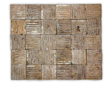 Blocks stacked for background, repeating texture, paneling pattern, Wall Texture Stock Photos