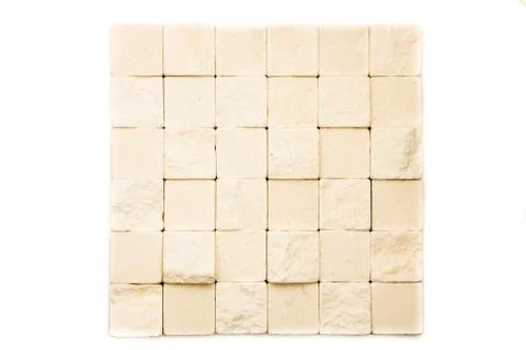 Blocks stacked for background, repeating texture, paneling pattern, Wall Texture Stock Photos
