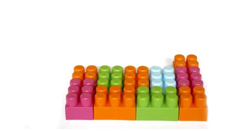 Blocks timelapse Stock Footage 23267292