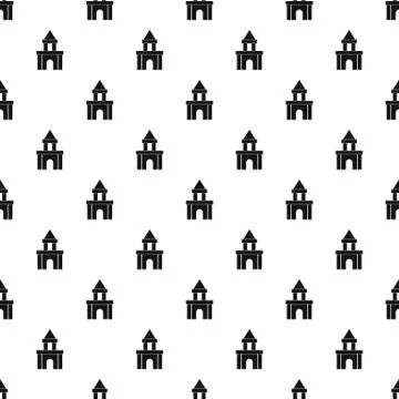 Blocks toy pattern Stock Illustration