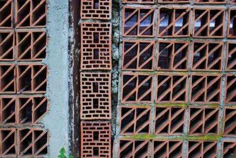 Blocks wall Stock-Fotos