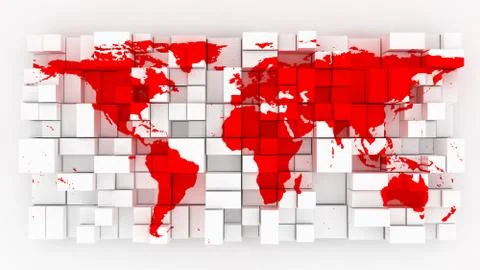 Blocks world Stockillustratie