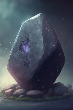 Blod stone Stock Illustration