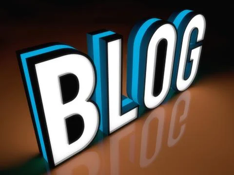 Blog banner Stock Illustration