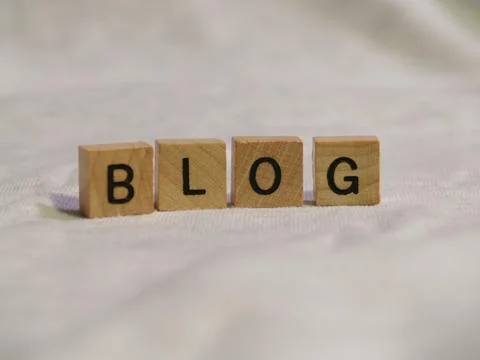 Blog blocks Fotos Stock