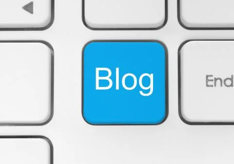 Blog button. Stock Photos