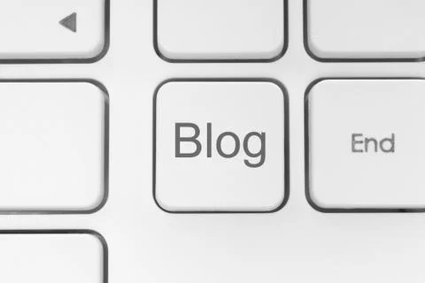 Blog button. Stock Photos