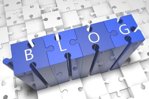 Blog concept Stock Illustration