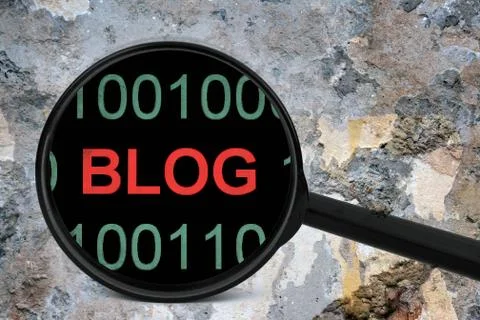 Blog concept Stock-Illustration