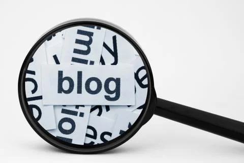 Blog concept Stock Photos