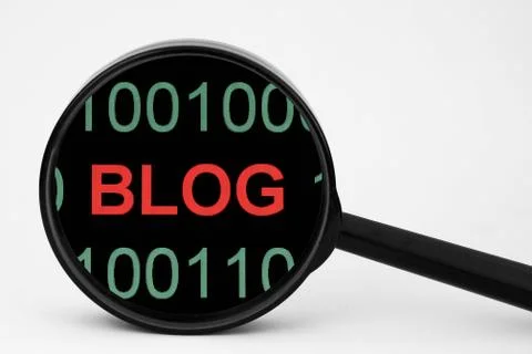 Blog concept Stock Photos