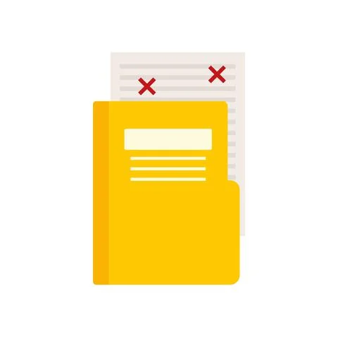 Blog folder edit icon flat isolated vector Stock Illustration