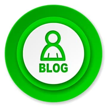 Blog icon. Stock Illustration