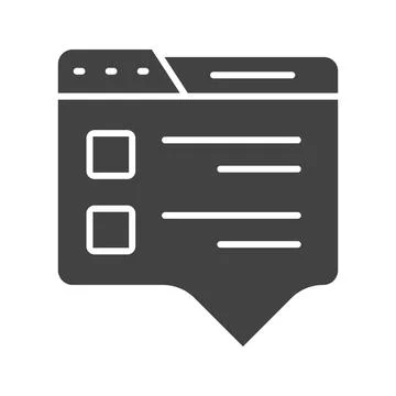 Blog Icon Image. Stock Illustration