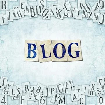 Blog Stock Illustration