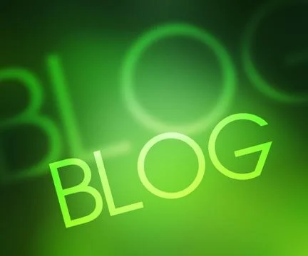 Blog Stock Illustration