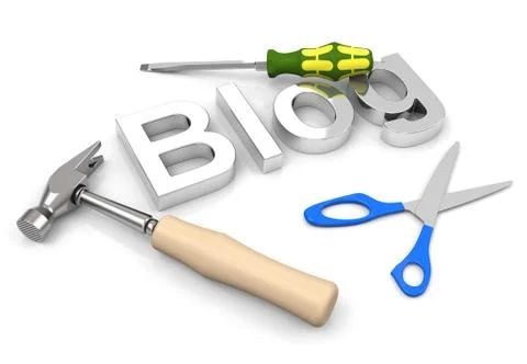 The blog Stock Illustration