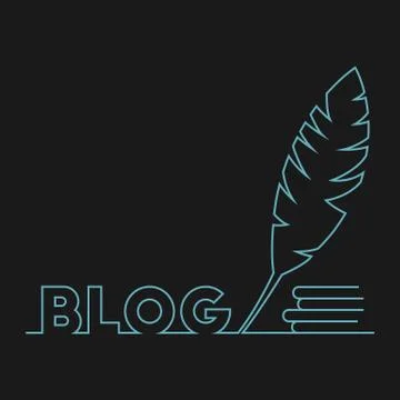 Blog Stock Illustration