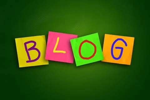 Blog Stock Illustration