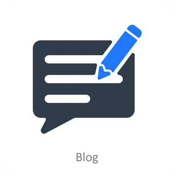 Blog Stock Illustration