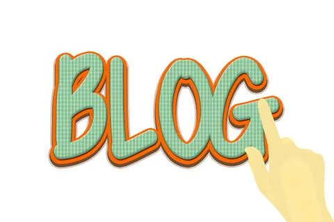 Blog image visibility Ilustración de archivo