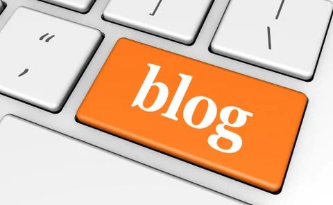 Blog Key Stock Illustration