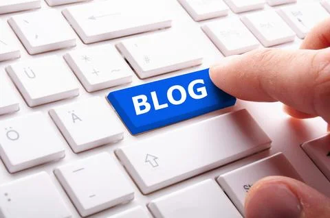 Blog key Stock Photos