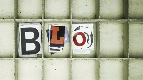 BLOG magazine Stock Footage 149868996