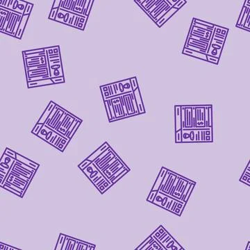 Blog monetization line vector seamless pattern 스톡 일러스트