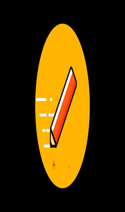 Blog Premium Icon flat icon animated with alpha channel Stock Footage 101584290