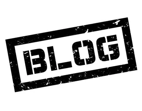 Blog rubber stamp Stock Illustration