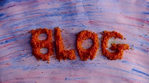 Blog sand-drawing appears Stock Footage 43222668